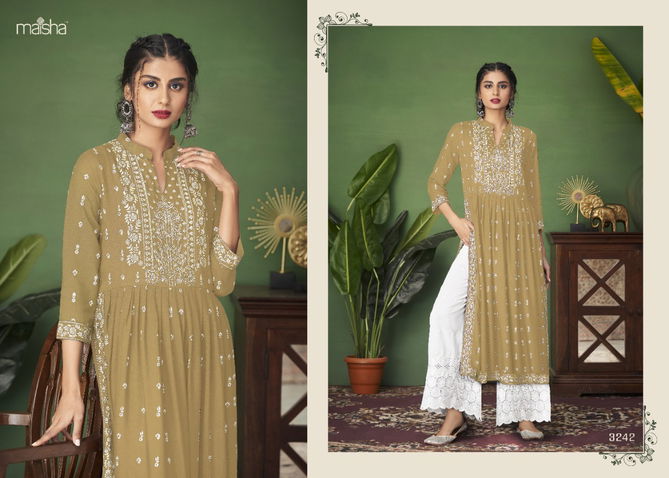 Monsoon 5 Nx By Maisha Designer Kurti With Bottom Catalog